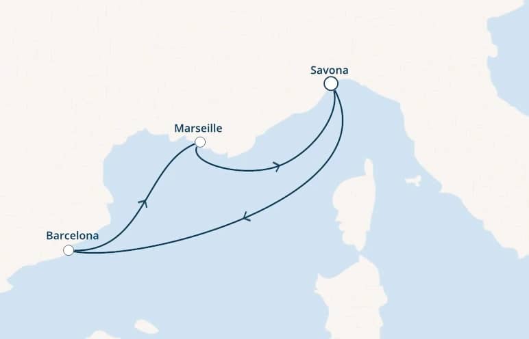 Krstarenje Costa Magica | zapadni Mediteran | 5 dana