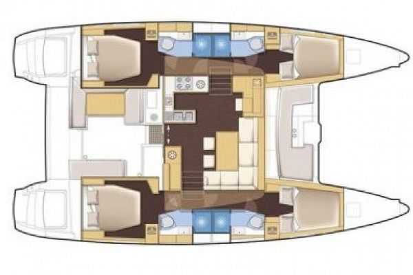 Lagoon 450 Fly - Black Duck - 2