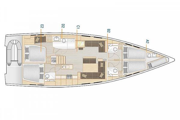 Hanse 548 - MILA FELICE - 2