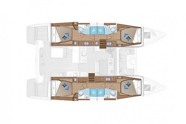 Lagoon 46 - Joansea (crewed) SATURDAY - 2