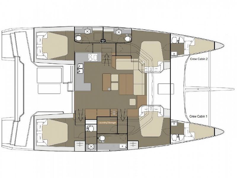 Dufour Catamaran 48 - MARK - 4