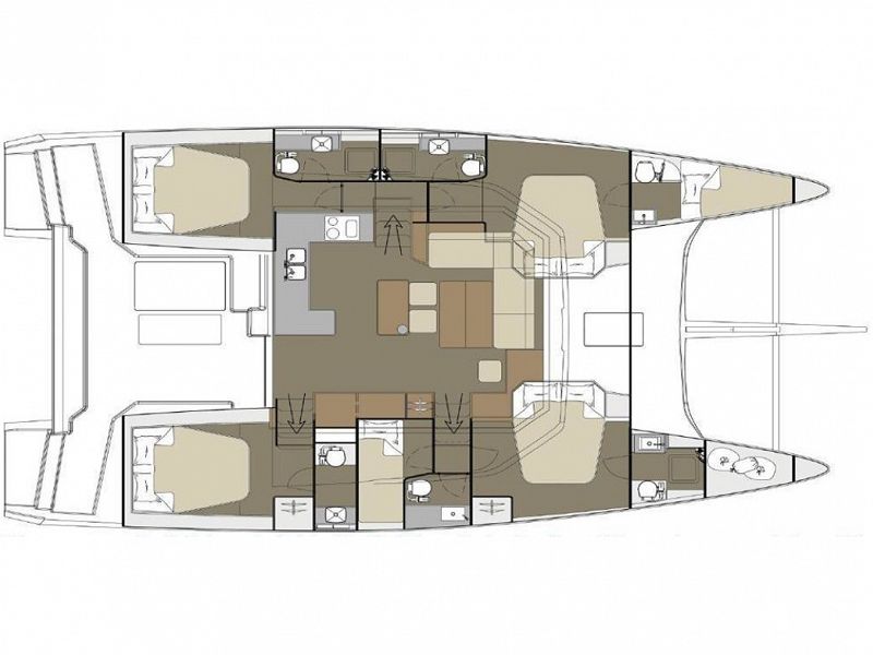 Dufour Catamaran 48 - YAM - 3