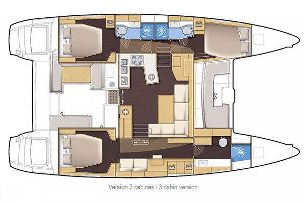 Lagoon 450 Fly - BLUE BERRY  - 2