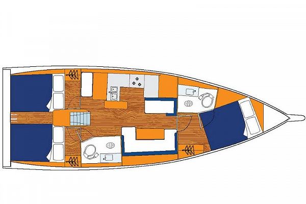 Jeanneau Sun Odyssey 410 - Sunsail 410 Classic - 2