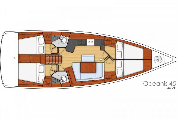 Beneteau Oceanis 45 - DIANA - 2