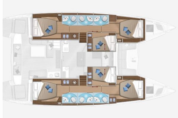 Lagoon 50 - HIGH LIFE - 2