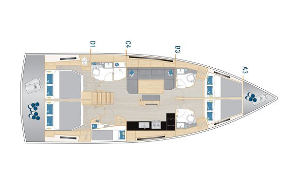 Hanse 460 - Vaya - 2