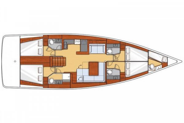 Beneteau Oceanis 55 - ANTIOPA - 2