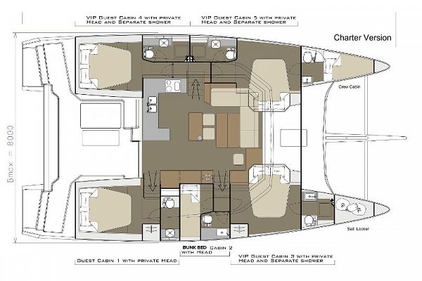 Dufour Catamaran 48 - SEAVEN - 2