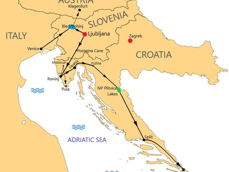 LAKES & MEDITERRANEAN HARMONY + DUBROVNIK ESCAPE- SIC guaranteed departures