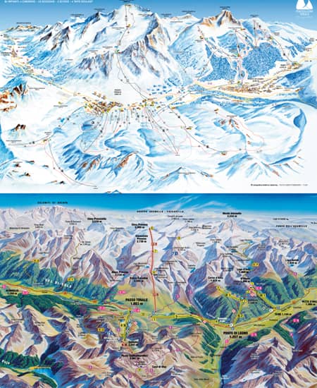 Mapa skijališta