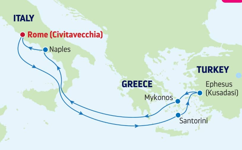 Putovanje ROYAL CARIBBEAN ODYSSEY OF THE SEAS Grčka ostrva